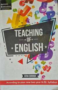 Image of TEACHING OF ENGLISH BED II SEME