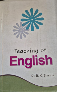Image of TEACHING OF ENGLISH DR. B.K SHARMA BTC III